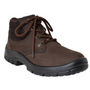 Botina de Amarrar Nobuck com Bico Pvc Kadesh CA 16252