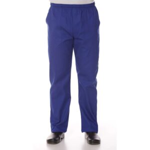 Calça Brim Pesado Azul Royal Uniforme Profissional