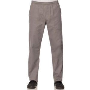 Calça Brim Pesado Cinza Uniforme Profissional