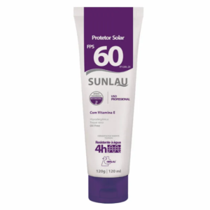 Creme Protetor Solar FPS 60 sem Repelente 120gr Sunlau