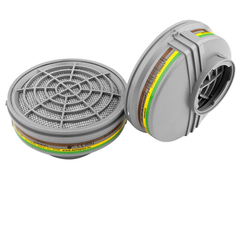 Filtro Químico Multigases, Vapores Orgânicos, Gases Ácidos, Amônia e Metilaminas Delta Plus