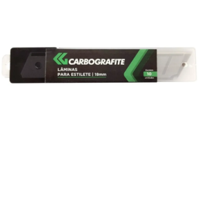 Lâmina Para Estiletes Carbografite18mm (10 Unidades)