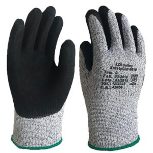 Luva Anti-Corte com Banho PU 9020 Cut CA 43088 LDI SAFETY