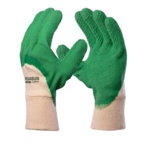 Luva PEGASUS com Banho Látex NA palma Corrugada DA-16330 DANNY CA 10431