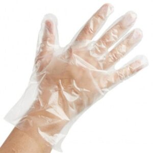 Luva Plástica Descartável Pct com 100 UND