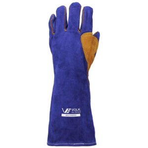 Luva Térmica Soldador em Couro WELD Master 500ºC Volk CA 19894