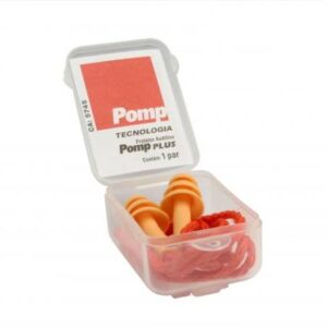 Protetor Auricular Plug de Silicone Pomp Plus 18dB - 3M CA 5745