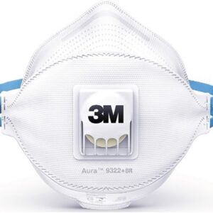 Respirador Descartável 3M Aura 9322+BR - Branco CA 30594
