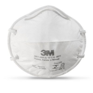 Respirador Descartável 3M Tipo Concha 8801  PFF-2 CA 2072
