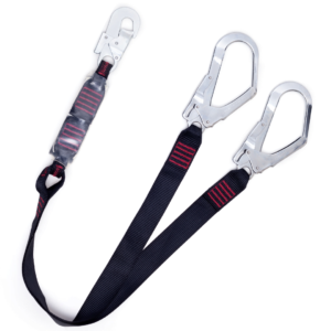 Talabarte Duplo em Y com ABS gancho com abertura de 55mm