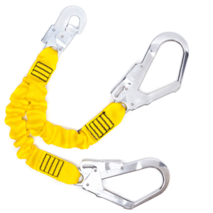 Talabarte duplo em Y sem ABS Elastizado gancho de 55mm