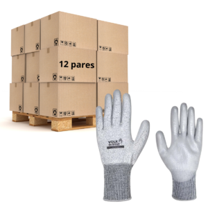 Luva Anti-Corte com Banho PU Smart Cut CA 39416 Volk com 12 pares