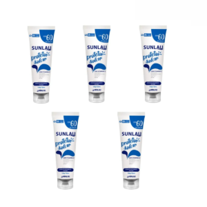 Creme Protetor Solar FPS 60 sem Repelente 120gr Sunlau com 5 pcs