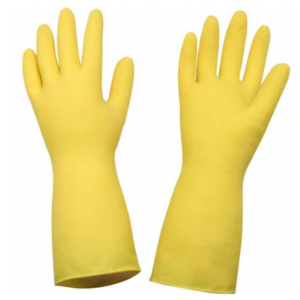 Luva Látex Amarela Multiuso e Limpeza - Volk
