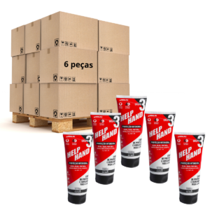 Creme de proteção Help Hand grupo III óleo, água e pintura Bisnaga 200g Henlau CA 9611 com 6 und