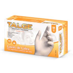 Luva Latex Procedimento com Pó Talge CA 28324