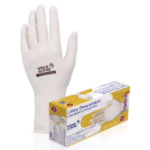 Luva Latex Procedimento com Pó Volk CA 15112