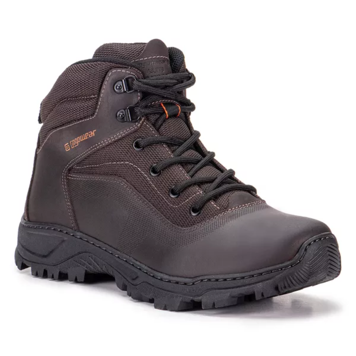 Bota Segurança Adventure EPI Gogowear 100% Couro ref Seixo cor Café Solado Costurado e Colado CA 43.770
