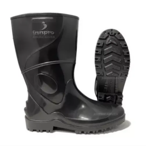 Bota de PVC Work Cano Médio Cor Preta Comprimento 28 cm CA 36025 INNPRO