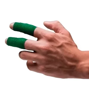 Fita Adesiva Bantex Protetora para Dedos 25MMX15M Verde